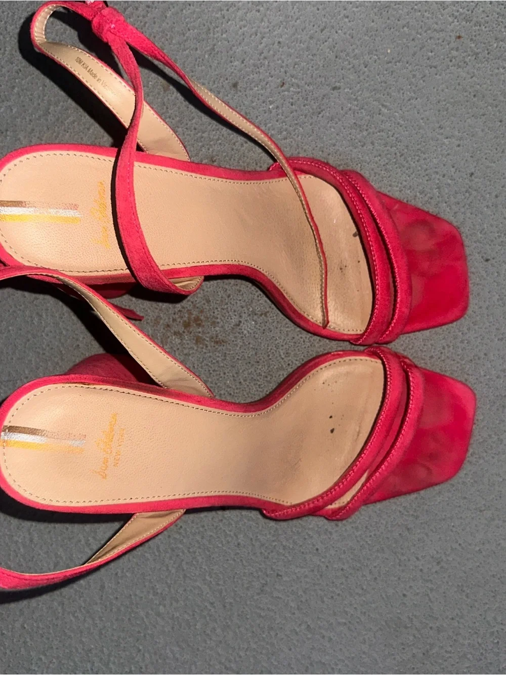 Women’s Pink Strappy Open-Toe Heels